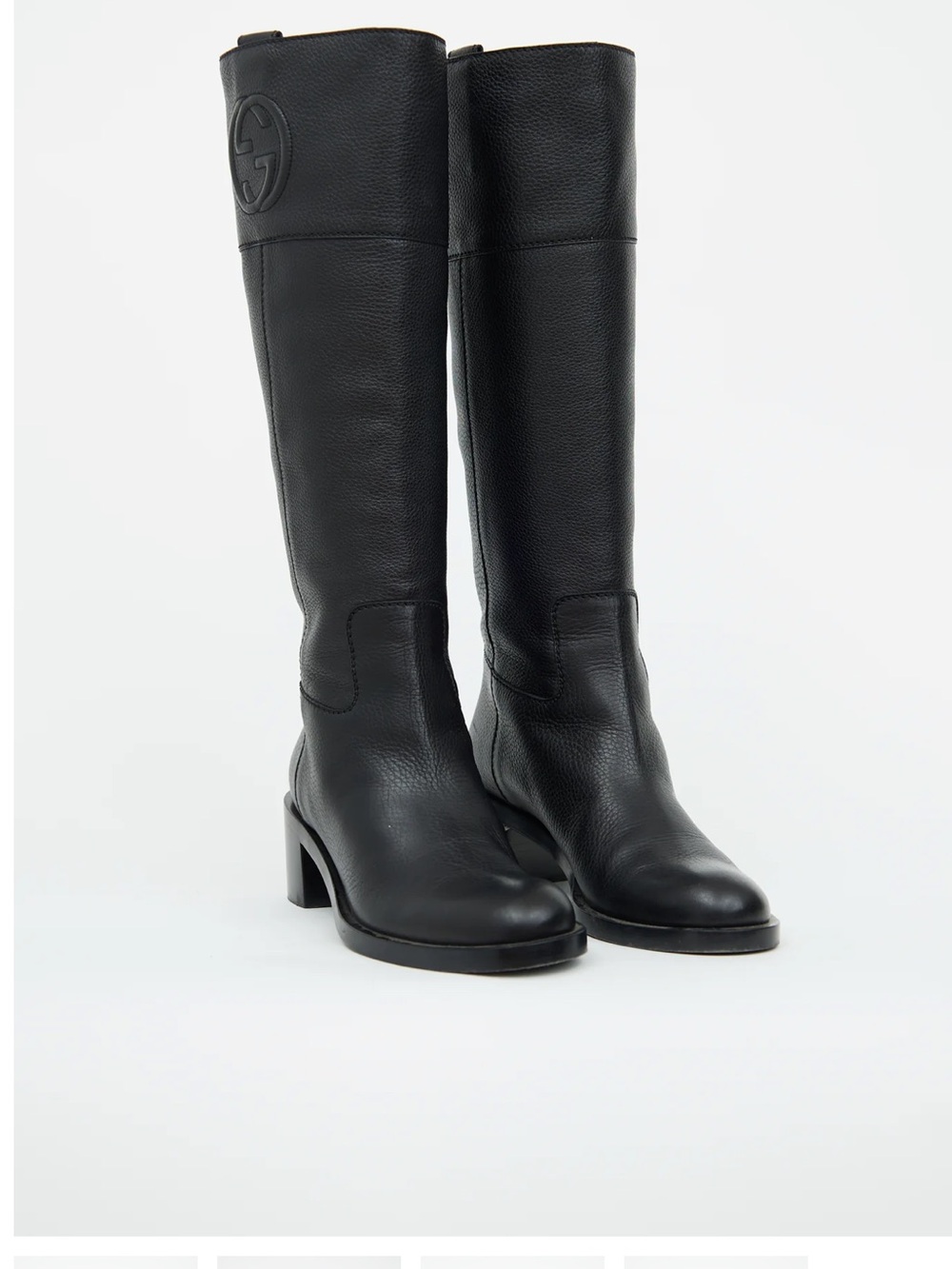 Gucci Knee-High Riding Boots - Picture 6 of 17